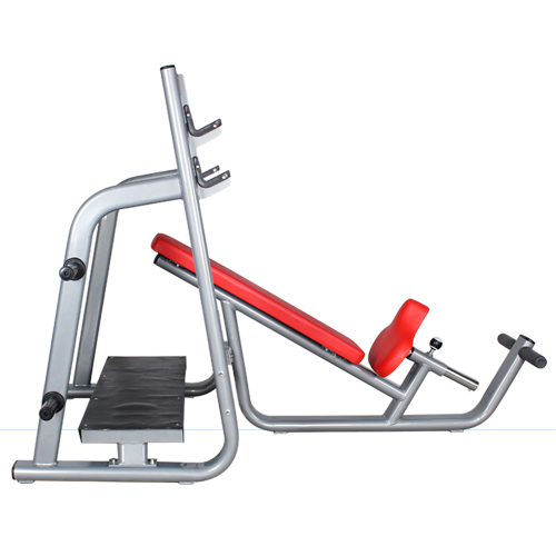 M3031C坐式上斜推舉訓(xùn)練器架 胸肌鍛煉杠鈴?fù)婆e椅大圖展示1