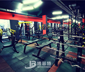 格魯吉亞客戶健身房圖片 博菲特健身器材案例展示