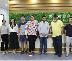 印度客戶來中國進口健身房器材 廣州博菲特健身房案例