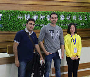 埃及客戶采購健身器材 博菲特健身器材成功案例