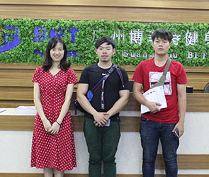 柬埔寨客戶來中國采購健身房器材