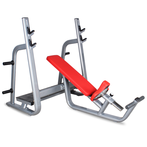 M3031C坐式上斜推舉訓(xùn)練器架 胸肌鍛煉杠鈴?fù)婆e椅