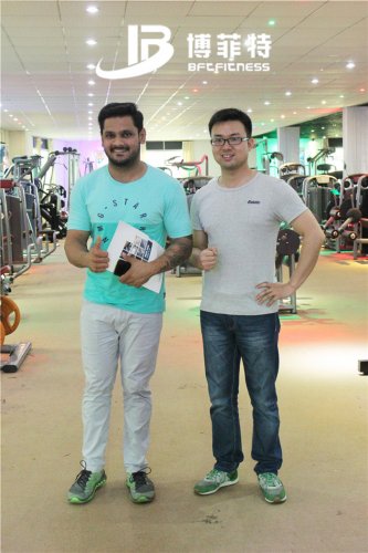 博菲特案例 印度客戶來中國進口健身器材