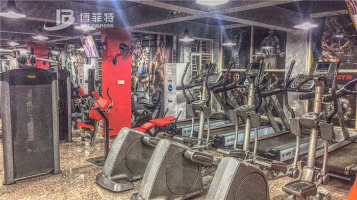 伊拉克客戶的健身房圖片 博菲特健身器材案例