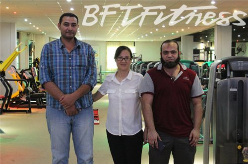 北非的埃及客戶來博菲特購買健身房器材