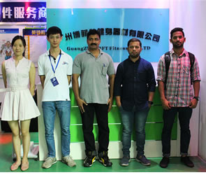 印度客戶到中國廣州博菲特采購健身房器材
