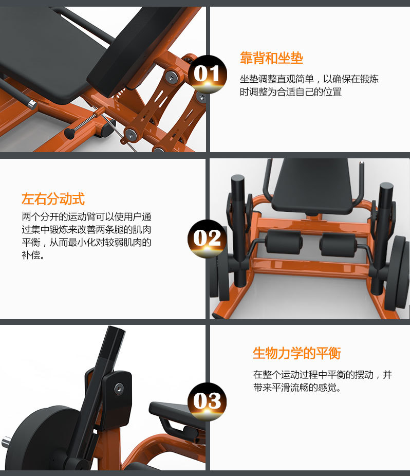  坐姿腿屈伸機(jī)