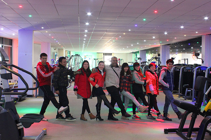 印度客戶來(lái)中國(guó)采購(gòu)健身器材