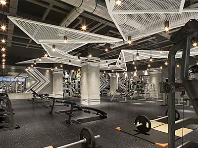 美國健身房設計圖