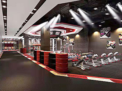 上海體育俱樂部健身房設(shè)計圖