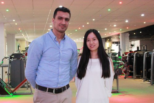 伊拉克交客戶合影